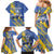 Eswatini Football Custom Family Matching Mermaid Dress and Hawaiian Shirt Sihlangu Semnikati Blue - Wonder Print Shop