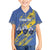 Eswatini Football Custom Family Matching Tank Maxi Dress and Hawaiian Shirt Sihlangu Semnikati Blue - Wonder Print Shop