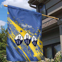 Eswatini Football Custom Garden Flag Sihlangu Semnikati Blue - Wonder Print Shop