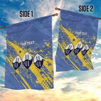 Eswatini Football Custom Garden Flag Sihlangu Semnikati Blue - Wonder Print Shop