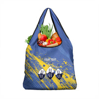 Eswatini Football Custom Grocery Bag Sihlangu Semnikati Blue - Wonder Print Shop
