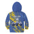 Eswatini Football Custom Kid Hoodie Sihlangu Semnikati Blue - Wonder Print Shop