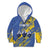 Eswatini Football Custom Kid Hoodie Sihlangu Semnikati Blue - Wonder Print Shop