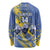 Eswatini Football Custom Long Sleeve Shirt Sihlangu Semnikati Blue - Wonder Print Shop
