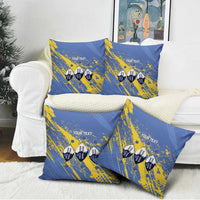 Eswatini Football Custom Pillow Cover Sihlangu Semnikati Blue - Wonder Print Shop