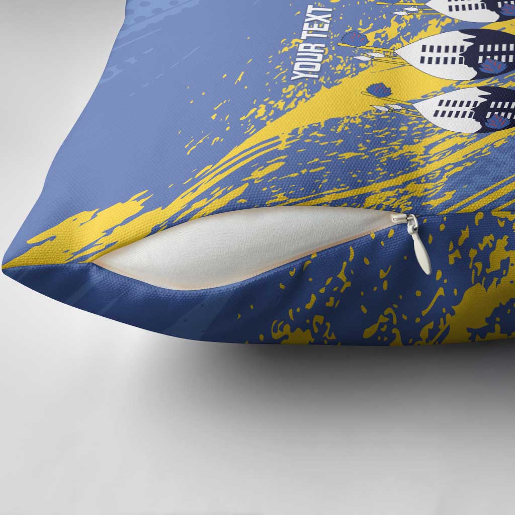 Eswatini Football Custom Pillow Cover Sihlangu Semnikati Blue - Wonder Print Shop