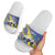Eswatini Football Custom Slide Sandals Sihlangu Semnikati Blue - Wonder Print Shop
