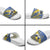 Eswatini Football Custom Slide Sandals Sihlangu Semnikati Blue - Wonder Print Shop