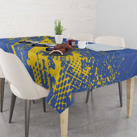 Eswatini Football Custom Tablecloth Sihlangu Semnikati Blue - Wonder Print Shop