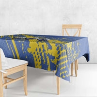 Eswatini Football Custom Tablecloth Sihlangu Semnikati Blue - Wonder Print Shop