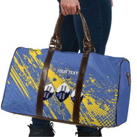 Eswatini Football Custom Travel Bag Sihlangu Semnikati Blue - Wonder Print Shop