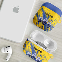 Eswatini Football Custom AirPods Case Sihlangu Semnikati Yellow - Wonder Print Shop