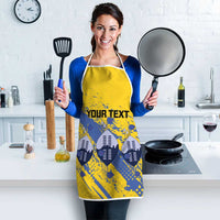 Eswatini Football Custom Apron Sihlangu Semnikati Yellow - Wonder Print Shop