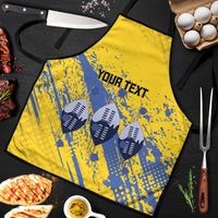 Eswatini Football Custom Apron Sihlangu Semnikati Yellow - Wonder Print Shop
