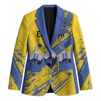 Eswatini Football Custom Blazer Sihlangu Semnikati Yellow - Wonder Print Shop
