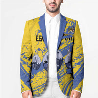 Eswatini Football Custom Blazer Sihlangu Semnikati Yellow - Wonder Print Shop