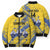 Eswatini Football Custom Bomber Puffer Jacket Sihlangu Semnikati Yellow - Wonder Print Shop