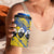 Eswatini Football Custom 4 in 1 Can Cooler Tumbler Sihlangu Semnikati Yellow - Wonder Print Shop