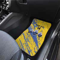 Eswatini Football Custom Car Mats Sihlangu Semnikati Yellow - Wonder Print Shop