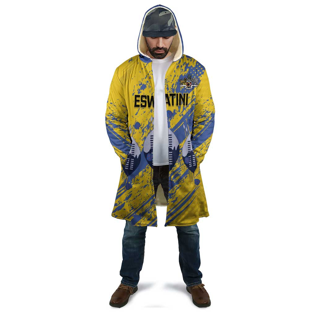 Eswatini Football Custom Cloak Sihlangu Semnikati Yellow - Wonder Print Shop