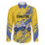 Eswatini Football Custom Family Matching Mermaid Dress and Hawaiian Shirt Sihlangu Semnikati Yellow - Wonder Print Shop