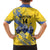 Eswatini Football Custom Family Matching Tank Maxi Dress and Hawaiian Shirt Sihlangu Semnikati Yellow - Wonder Print Shop