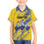Eswatini Football Custom Family Matching Tank Maxi Dress and Hawaiian Shirt Sihlangu Semnikati Yellow - Wonder Print Shop