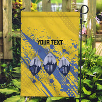 Eswatini Football Custom Garden Flag Sihlangu Semnikati Yellow - Wonder Print Shop