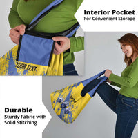 Eswatini Football Custom Grocery Bag Sihlangu Semnikati Yellow - Wonder Print Shop