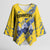 Eswatini Football Custom Kimono Sleeve Blouse Sihlangu Semnikati Yellow - Wonder Print Shop