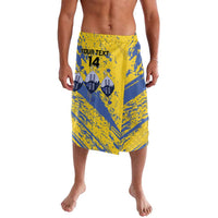 Eswatini Football Custom Lavalava Sihlangu Semnikati Yellow - Wonder Print Shop