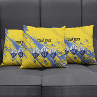 Eswatini Football Custom Pillow Cover Sihlangu Semnikati Yellow - Wonder Print Shop