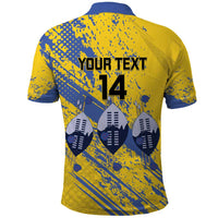 Eswatini Football Custom Polo Shirt Sihlangu Semnikati Yellow - Wonder Print Shop
