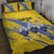 Eswatini Football Custom Quilt Bed Set Sihlangu Semnikati Yellow - Wonder Print Shop