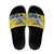 Eswatini Football Custom Slide Sandals Sihlangu Semnikati Yellow - Wonder Print Shop