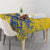 Eswatini Football Custom Tablecloth Sihlangu Semnikati Yellow - Wonder Print Shop