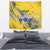 Eswatini Football Custom Tapestry Sihlangu Semnikati Yellow - Wonder Print Shop