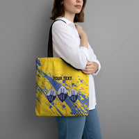 Eswatini Football Custom Tote Bag Sihlangu Semnikati Yellow - Wonder Print Shop