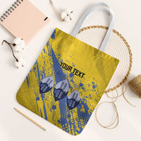 Eswatini Football Custom Tote Bag Sihlangu Semnikati Yellow - Wonder Print Shop