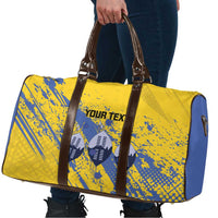 Eswatini Football Custom Travel Bag Sihlangu Semnikati Yellow - Wonder Print Shop