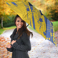 Eswatini Football Custom Umbrella Sihlangu Semnikati Yellow - Wonder Print Shop