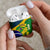 Brazil Independence Day AirPods Case Ordem e Progresso Map With Golden Trumpet - Wonder Print Shop