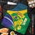 Brazil Independence Day Apron Ordem e Progresso Map With Golden Trumpet - Wonder Print Shop