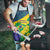 Brazil Independence Day Apron Ordem e Progresso Map With Golden Trumpet - Wonder Print Shop