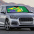 Brazil Independence Day Auto Sun Shade Ordem e Progresso Map With Golden Trumpet - Wonder Print Shop