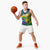 Brazil Independence Day Basketball Jersey Ordem e Progresso Map With Golden Trumpet - Wonder Print Shop