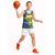 Brazil Independence Day Basketball Jersey Ordem e Progresso Map With Golden Trumpet - Wonder Print Shop