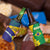Brazil Independence Day 4 in 1 Can Cooler Tumbler Ordem e Progresso Map With Golden Trumpet - Wonder Print Shop