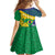 Brazil Independence Day Family Matching Off The Shoulder Long Sleeve Dress and Hawaiian Shirt Ordem e Progresso Map With Golden Trumpet - Wonder Print Shop