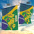 Brazil Independence Day Garden Flag Ordem e Progresso Map With Golden Trumpet - Wonder Print Shop